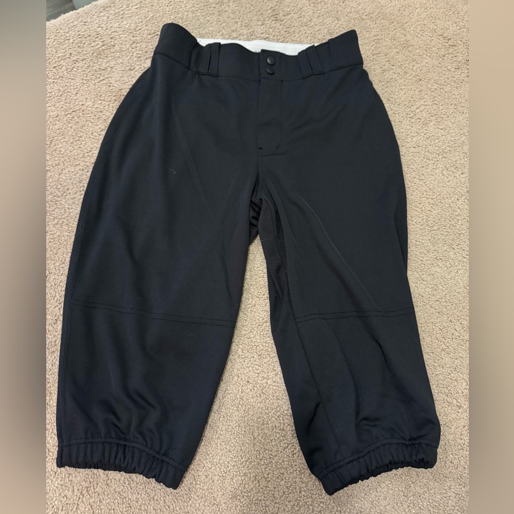Black adult baseball/softball Pants